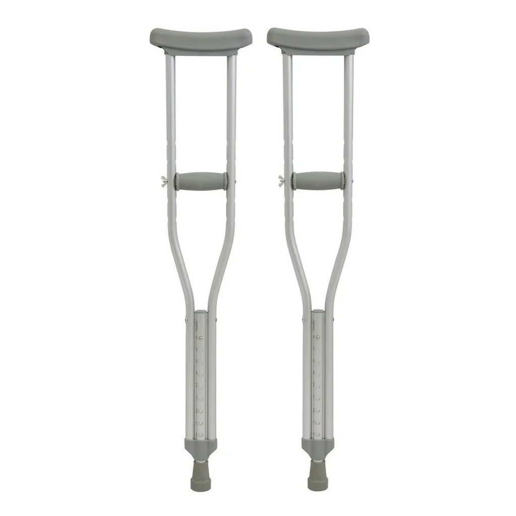 MULETAS EN ALUMINIO GRIS - TALLA S/PAR - 0.6 MM