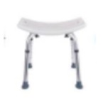 SILLA DUCHA SIN/RESPALDO SIN/POSABRAZOS - INCL. REGATON RPTO.