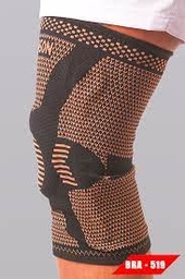SOPORTE DE RODILLA COPPER CON SILICONA BRA-519 S
