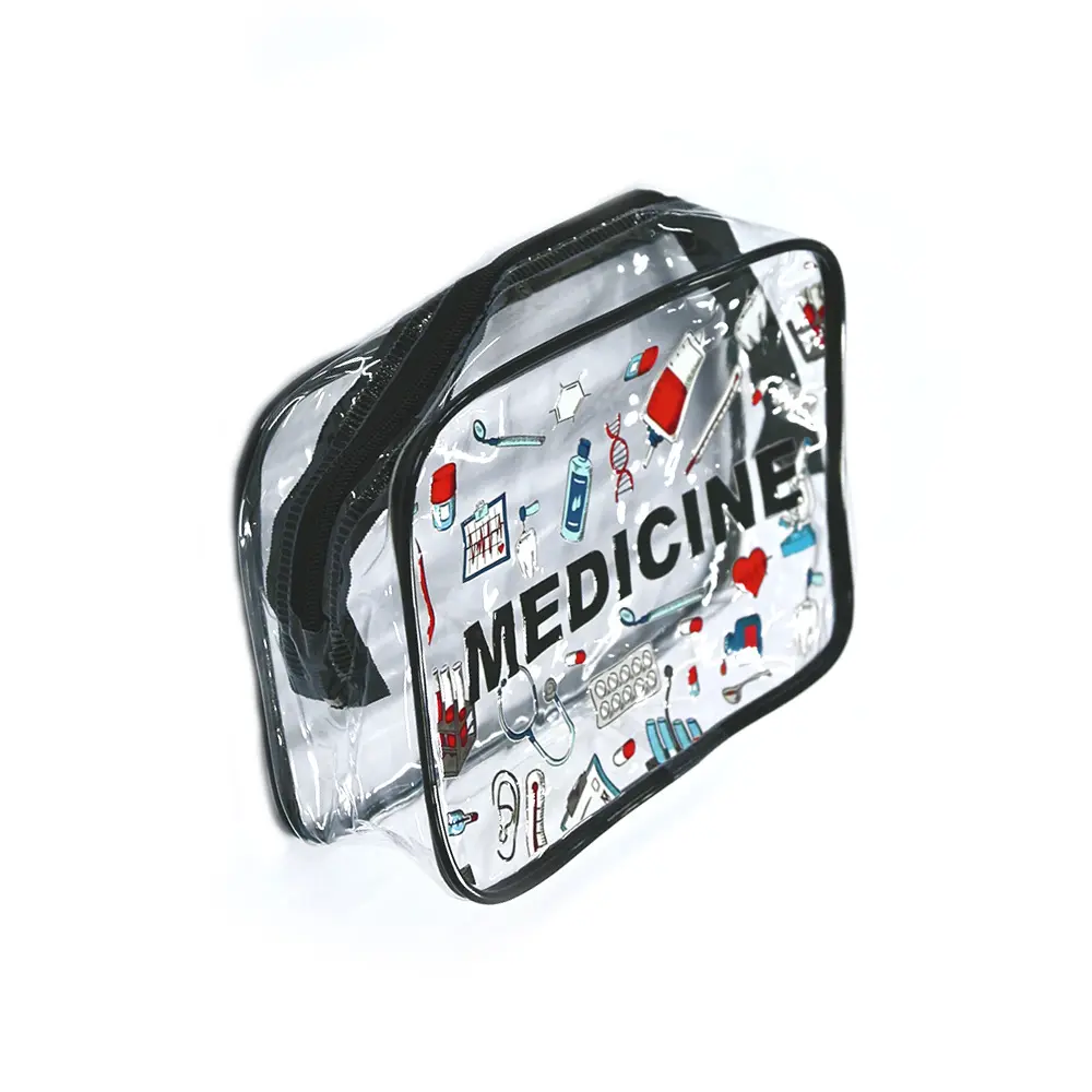CARTUCHERA TRANSPARENTE MEDICINE MATERIAL: PLASTICO 
