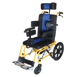 [0040028] SILLA DE RUEDAS NEUROLOGICA - PEDIATRICA -TELA TRANSPIR.-LL.GRUES-REPOS.AL-INCL.MESA