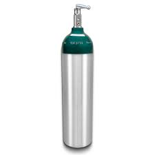 [1060023] BALÓN DE OXÍGENO MEDICINAL TIPO D/ 1M3 - CARGADO VALVULA CGA 870