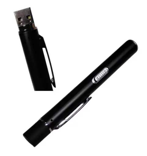 [0810060] LINTERNA DE EXAMEN LED RECARGABLE USB - NEGRO