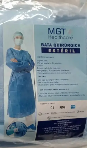 [0670035] MANDIL QUIRURGICO ESTERIL TALLA M
