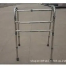 [0530018] ANDADOR EN ACERO INOX. AGARRE SIMPLE MODELO LINEAL S/ RUEDAS