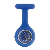 [00252310] RELOJ UNISEX PRENDEDOR DE SILICONA C/AZUL ALTURA 8.5 CM LARGO 4 CM 